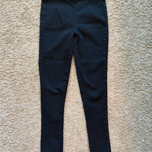 Free People Charcoal High-Waisted Pants